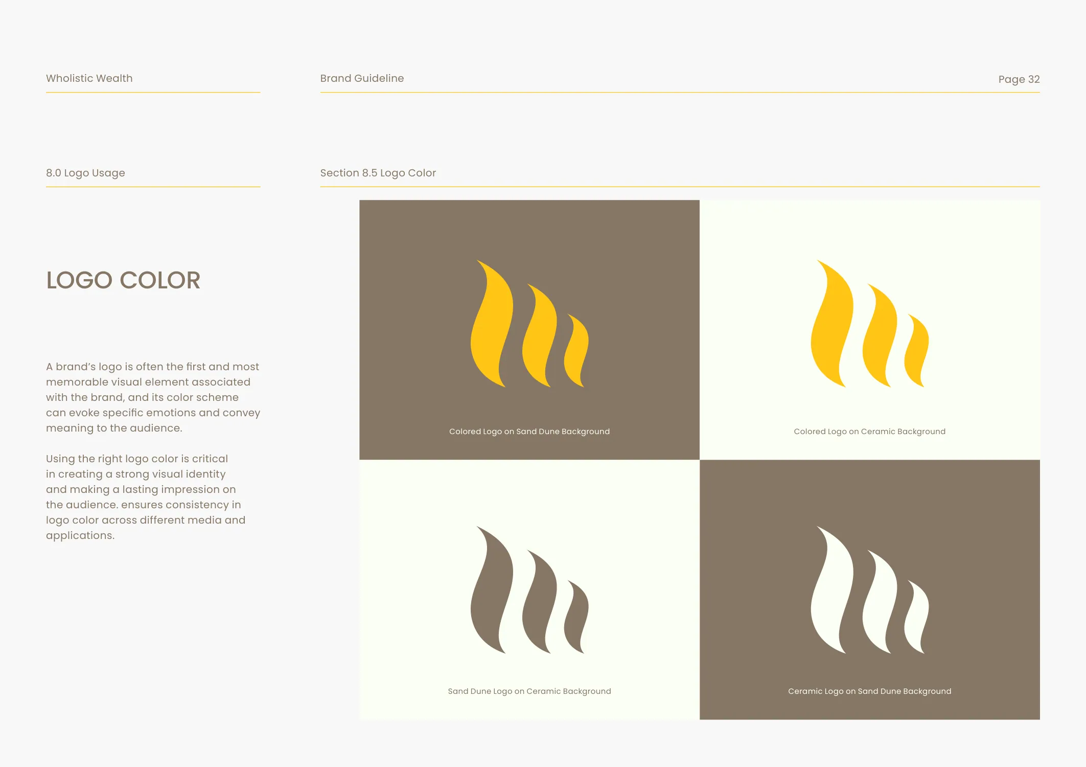 Wholistic Wealth Company brand identity 5